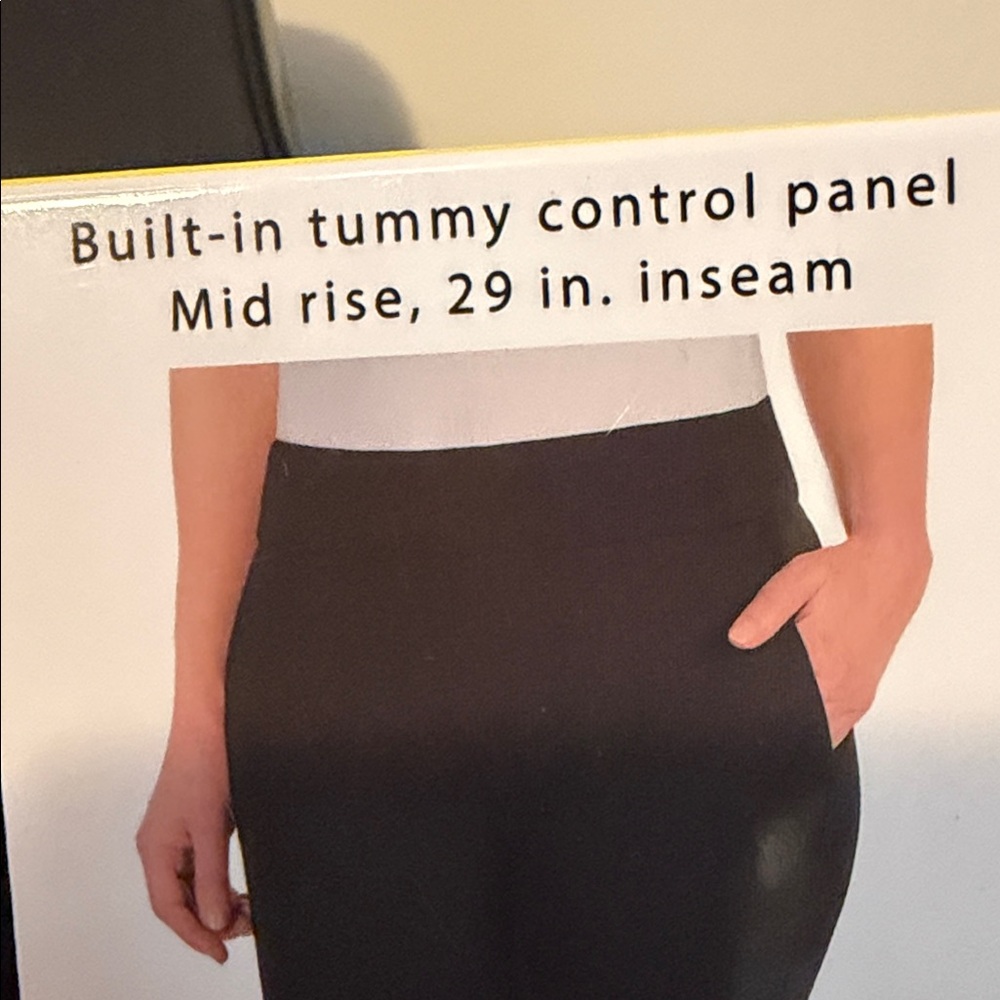 Dalia Black Slim-Fit Pants women’s size small NWT - Picture 5 of 9